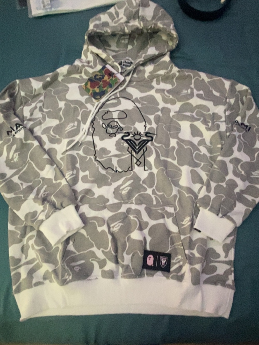 Bape Robe - White/Grey Camo - Picture 3 of 5